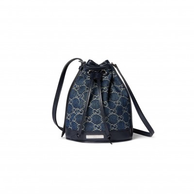 GUCCI MINI BUCKET BAG WITH GUCCI PLAQUE 875802 (19.5*15.5*10.5cm)