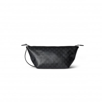GUCCI SMALL GG TOILETRY CASE WITH WEB 875159 (21.5*16*13.5cm)