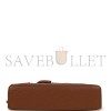 CHANEL MASTER GRAINED CALFSKIN TOP HANDLE SLIM VANITY CASE WITH CHAIN CAMEL CAMEL (19*12*5cm) 