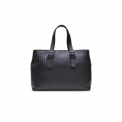 BOTTEGA VENETA INTRECCIATO MEN'S HORIZONTAL HANDLE BRIEFCASE (42*30*14cm)