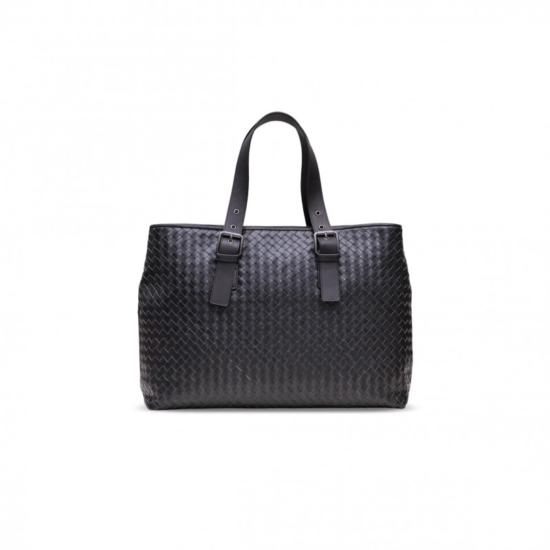 BOTTEGA VENETA INTRECCIATO MEN'S HORIZONTAL HANDLE BRIEFCASE (42*30*14cm)