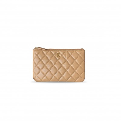 CHANEL MASTER CAVIAR QUILTED COSMETIC CASE AP1071 (20*12.2*1cm) 