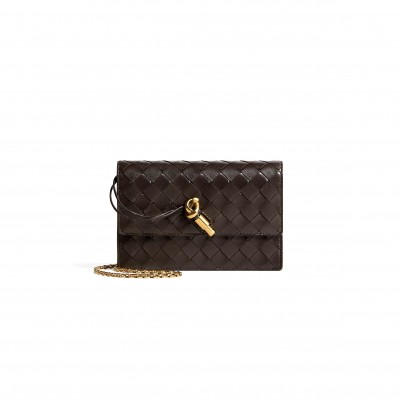BOTTEGA VENETA ANDIAMO POUCH ON CHAIN 844107VCPP22190 (19*12.5*4cm)