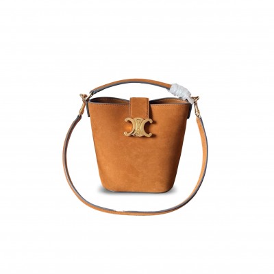 CELINE MINI BUCKET LOUISE (16*13.5*10cm) CELINE MINI BUCKET LOUISE (16*13.5*10cm)
