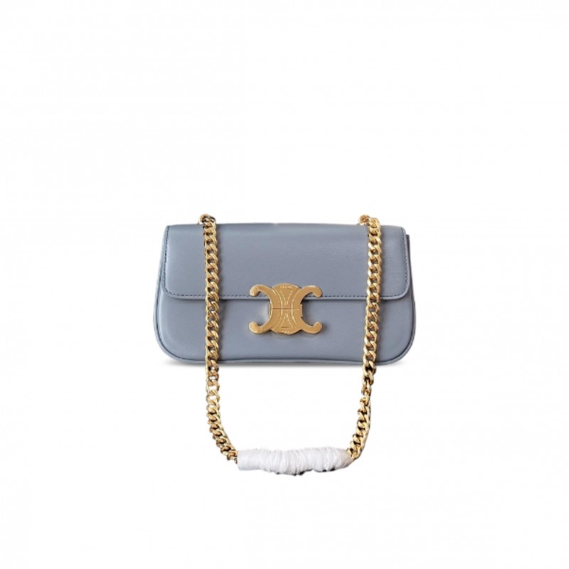 CELINE CHAIN SHOULDER BAG (20.5*10.5*4cm)