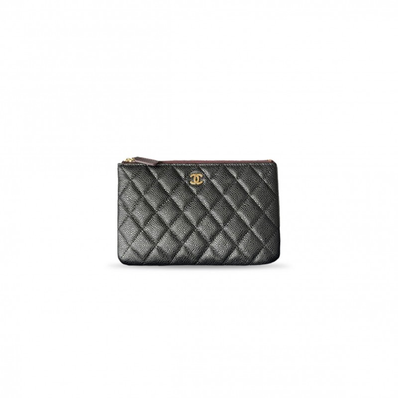 CHANEL MASTER CAVIAR QUILTED COSMETIC CASE AP1071 (20*12.2*1cm)