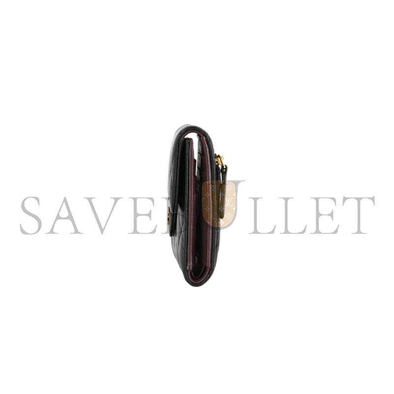 CHANEL MASTER LEATHER TRIFOLD WALLET (11.5*10.5*3cm) 