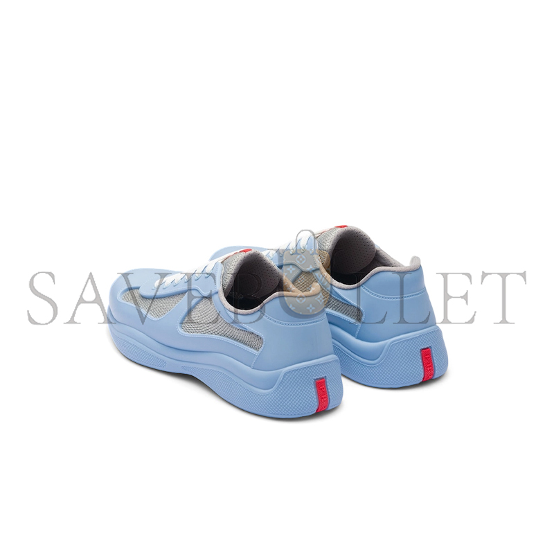 PRADA AMERICA'S CUP SOFT RUBBER AND BIKE FABRIC SNEAKERS 4E6500