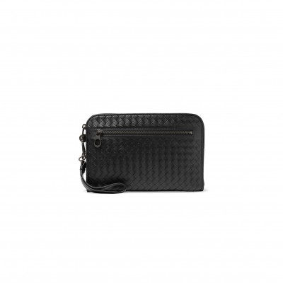 BOTTEGA VENETA INTRECCIATO LEATHER WALLET (27*20*2cm)
