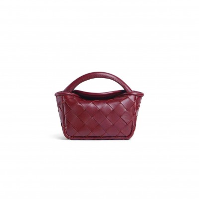 BOTTEGA VENETA CANDY COBBLE TOP-HANDLE BAG 855182 (13*8.3*5cm) BOTTEGA VENETA CANDY COBBLE TOP-HANDLE BAG 855182 (13*8.3*5cm)