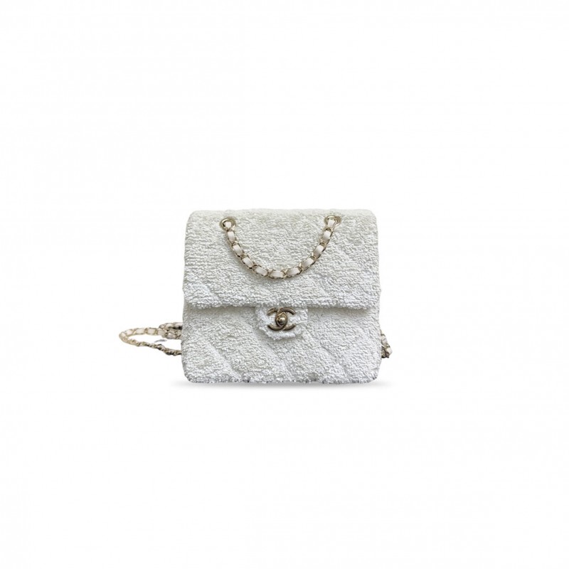 CHANEL SEQUIN BACKPACK (19*19*5.5cm) 