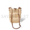 MIU MIU RAFFIA CROCHET POUCH 5BE104 (22.5*14*14cm)