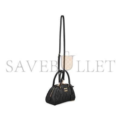 MIU MIU ARCADIE MATELASSÉ NAPPA LEATHER BAG 5BB191 (22*13*10.5cm) MIU MIU ARCADIE MATELASSÉ NAPPA LEATHER BAG 5BB191 (22*13*10.5cm)