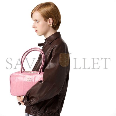 MIU MIU BEAU AYERS LEATHER BAG 5BB172 (30*17*8.5cm)