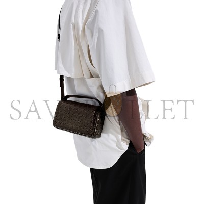 BOTTEGA VENETA INTRECCIATO MINI BAG WITH FLAP 857931V2HL02145 (20*12*6.5cm) BOTTEGA VENETA INTRECCIATO MINI BAG WITH FLAP 857931V2HL02145 (20*12*6.5cm)