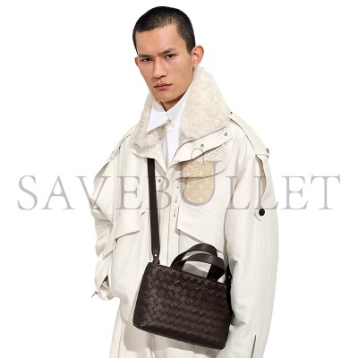 BOTTEGA VENETA MINI INTRECCIATO ZIPPED TOTE 855504V2HL12166 (27*18*10cm) BOTTEGA VENETA MINI INTRECCIATO ZIPPED TOTE 855504V2HL12166 (27*18*10cm)