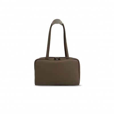 THE ROW ASTRA GRAINED LEATHER BOWLING BAG (30.5*18*10cm)