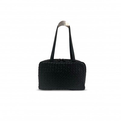 THE ROW ASTRA WOVEN LEATHER BOWLING BAG (30.5*18*10cm)