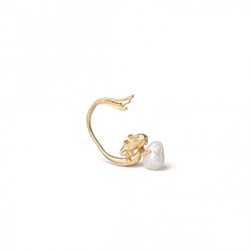 VALENTINO GARAVANI MERMAID CLIP-ON EARRING WJ0V98UXM0O3