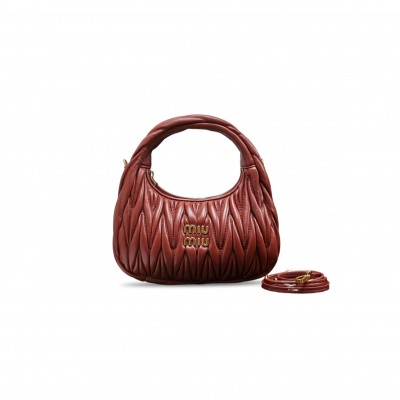 MIU MIU WANDER HANDBAG 5BC125 (20*19*6cm) MIU MIU WANDER HANDBAG 5BC125 (20*19*6cm)