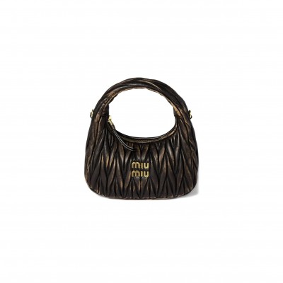 MIU MIU WANDER MATTRESSE SMALL SHOULDER BAG 5BC125 (20*17*6cm)