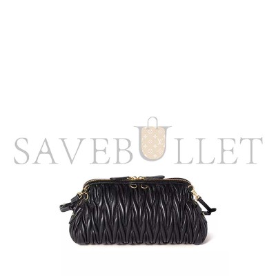 MIU MIU CAPRICE SHOULDER BAG IN MATELASSÉ NAPPA LEATHER 5BF130 (28*14.5*10cm) MIU MIU CAPRICE SHOULDER BAG IN MATELASSÉ NAPPA LEATHER 5BF130 (28*14.5*10cm)