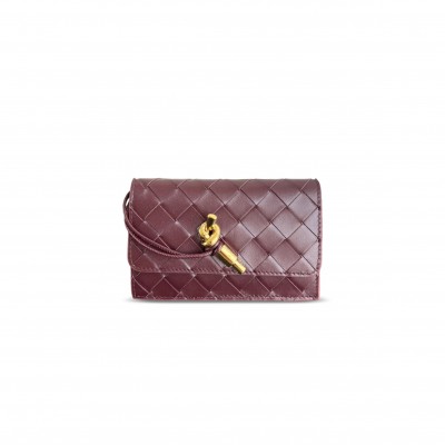 BOTTEGA VENETA ANDIAMO ZIPPED CARD CASE 776031 (14*8.5*2cm)