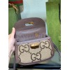  GUCCI BAMBOO 1947 JUMBO SMALL TOP HANDLE BAG 675797 (21*15*7cm)