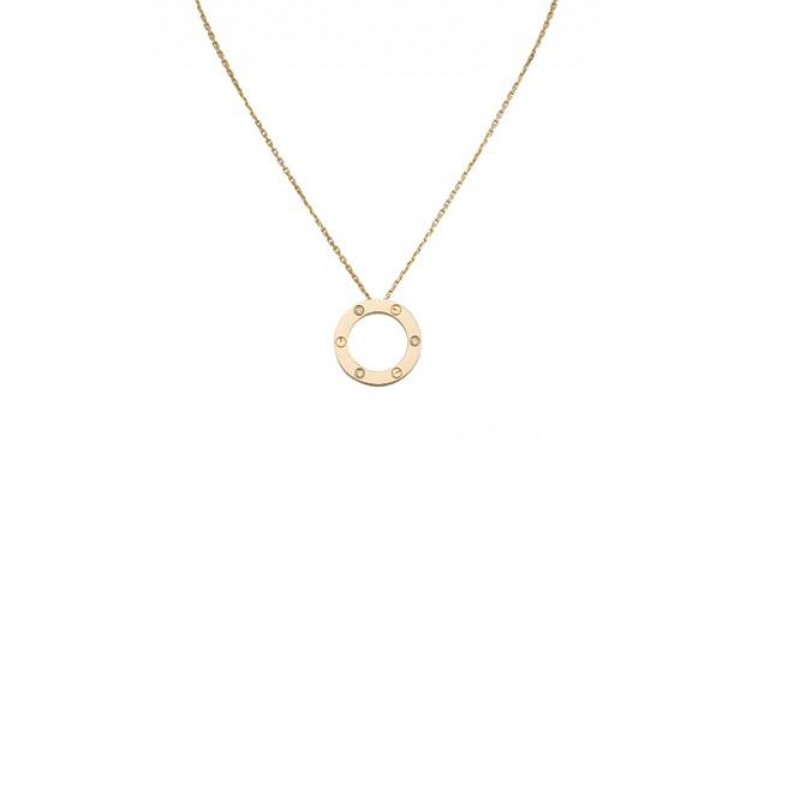 CARTIER  LOVE NECKLACE, 3 DIAMONDS B7014500