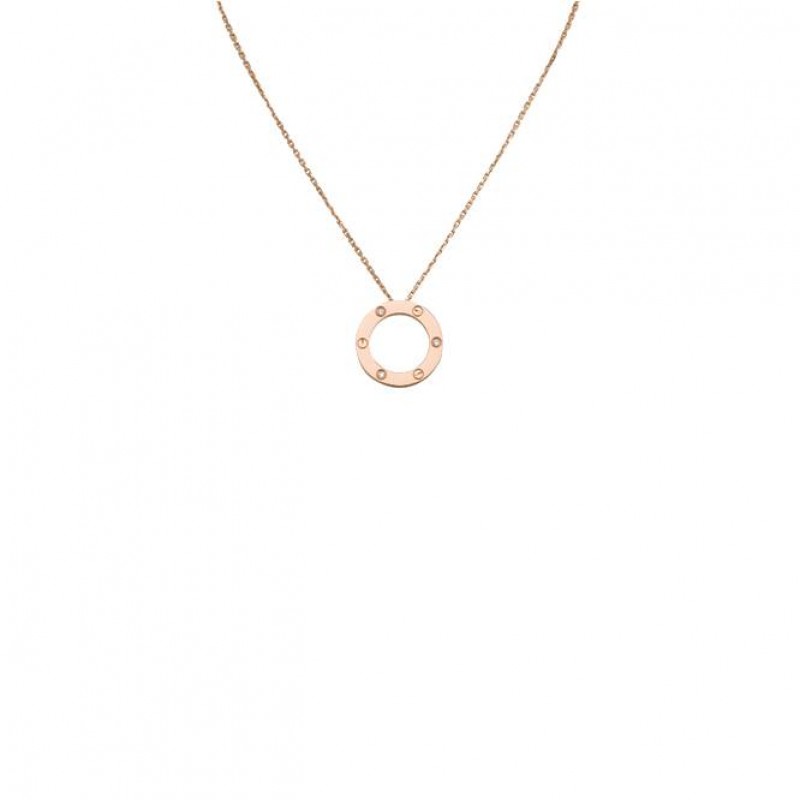 CARTIER  LOVE NECKLACE, 3 DIAMONDS B7014700