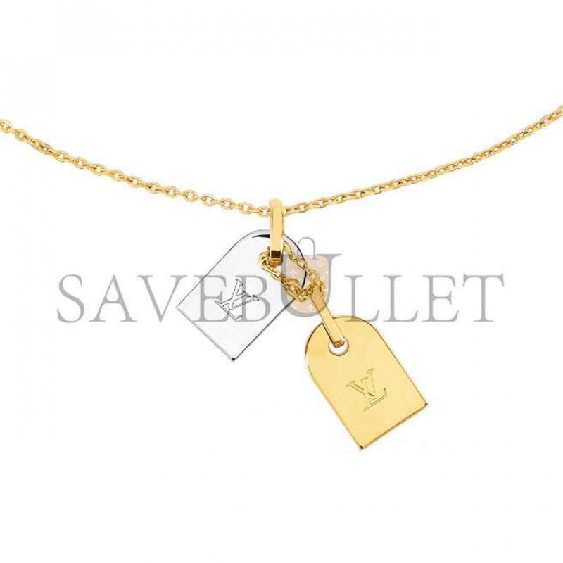 LOUIS VUITTON NANOGRAM NECKALACE M63141