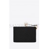 YSL MONOGRAM TABLET POUCH IN MATELASSÉ LEATHER ID 559193CWU011000（30*21.5*2cm）