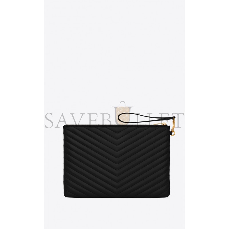 YSL MONOGRAM TABLET POUCH IN MATELASSÉ LEATHER ID 559193CWU011000（30*21.5*2cm）