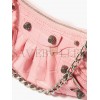 BALENCIAGA PINK LE CAGOLE MINI CROC-EFFECT LEATHER SHOULDER BAG MATCHESFASHION US (20*10*3.5cm)