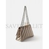 BALENCIAGA BEIGE CRUSH MEDIUM CREASED-LEATHER SHOULDER BAG MATCHESFASHION US (32*18*11cm)