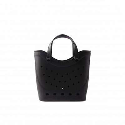 BALENCIAGA BLACK X CROCS RUBBER TOTE BAG MATCHESFASHION US (47.7*36.8*17.5cm)