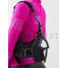 BALENCIAGA BLACK LE CAGOLE XS CROC-EFFECT LEATHER SHOULDER BAG  MATCHESFASHION US (25.6*11.4*7.3cm)