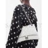 BALENCIAGA WHITE CRUSH S QUILTED CREASED-LEATHER SHOULDER BAG MATCHESFASHION US (25*14.9*10cm)
