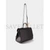 BALENCIAGA BLACK MONEY LEATHER HANDBAG  MATCHESFASHION US (38.3*26.9*16.5cm)