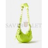 BALENCIAGA GREEN LE CAGOLE XS LEATHER SHOULDER BAG MATCHESFASHION US (25.6*11.4*7.3cm)