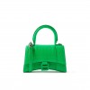 BALENCIAGA GREEN HOURGLASS XS CROC-EFFECT LEATHER CROSS-BODY BAG MATCHESFASHION US (19*12.1*7.6cm)