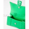 BALENCIAGA GREEN HOURGLASS XS CROC-EFFECT LEATHER CROSS-BODY BAG MATCHESFASHION US (19*12.1*7.6cm)