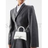 BALENCIAGA WHITE LADY FLAP S CROCODILE-EFFECT SHOULDER BAG  MATCHESFASHION US (21.8*14.2*8.8cm)