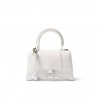 BALENCIAGA WHITE HOURGLASS XS CRYSTAL-LOGO LEATHER BAG MATCHESFASHION US (19*11.5*7.5cm)