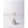 BALENCIAGA WHITE HOURGLASS XS CRYSTAL-LOGO LEATHER BAG MATCHESFASHION US (19*11.5*7.5cm)