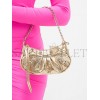 BALENCIAGA GOLD LE CAGOLE STUDDED LEATHER SHOULDER BAG MATCHESFASHION US (22*11.7*5.2cm)