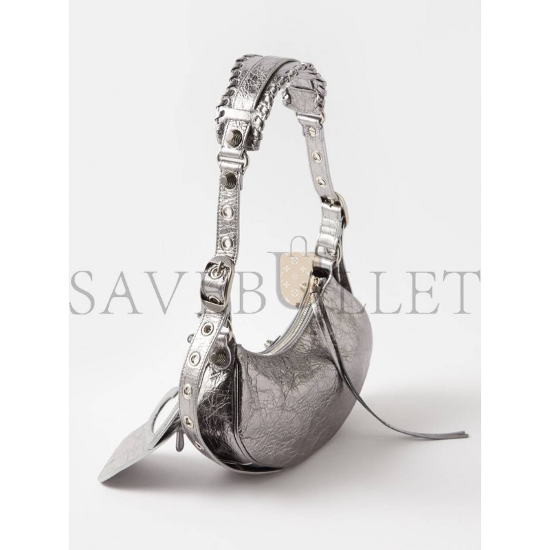 BALENCIAGA SILVER LE CAGOLE XS LEATHER SHOULDER BAG  MATCHESFASHION US (26.5*11.4*7.3cm)