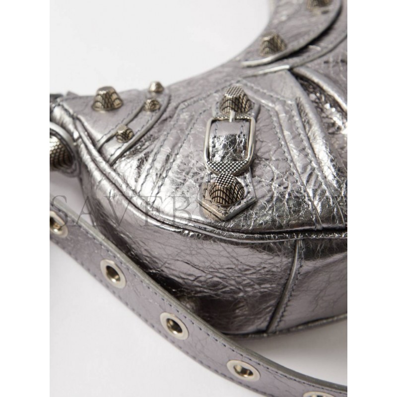 BALENCIAGA SILVER LE CAGOLE XS LEATHER SHOULDER BAG  MATCHESFASHION US (26.5*11.4*7.3cm)