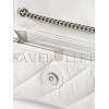 BALENCIAGA WHITE CRUSH S QUILTED CREASED-LEATHER CROSS-BODY BAG MATCHESFASHION US (21.5*11*5cm)