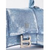 BALENCIAGA BLUE HOURGLASS XS DENIM HANDBAG MATCHESFASHION US (19*12.1*7.6cm)